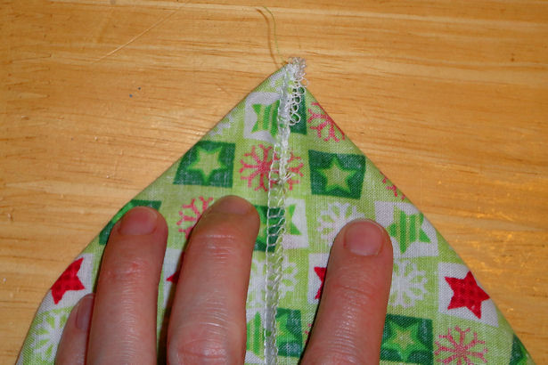 Make Cloth Gift Bags - Fold