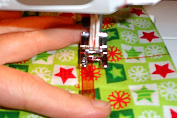 Make Reusable Gift Bags - Measure Ribbon