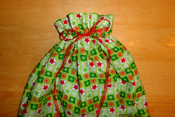 Make Reusable Gift Bags - Done!