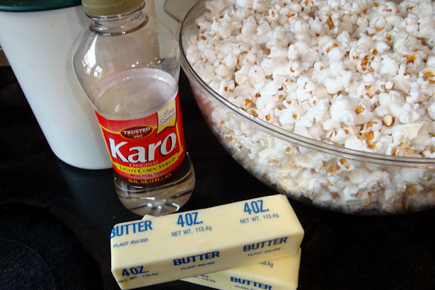 Microwave Caramel Corn Recipe - Ingredients