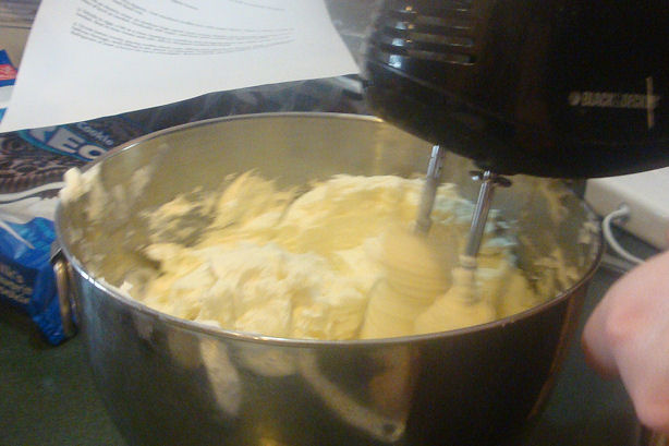 Oreo Cheesecake Cupcake Recipe - Beating Cream Cheese