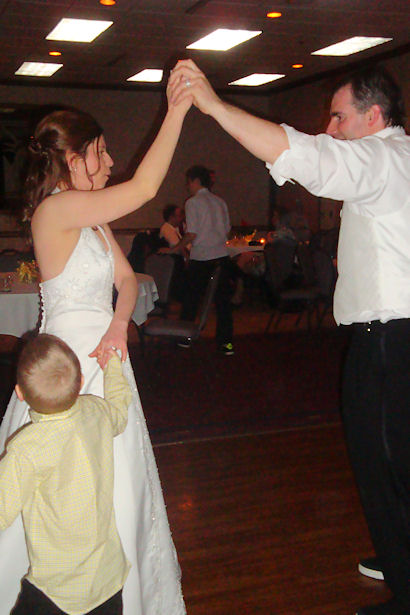 Dee and Jay Dancing with Little Guy