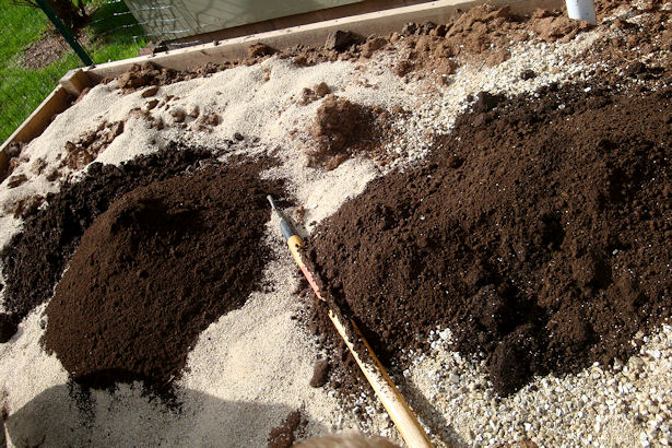 Square Foot Gardening Preparation - Far End of Garden