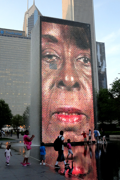 Chicago 2012 Part Seven - Crown Fountain Face