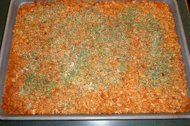 Italian Seasoned Bread Crumbs - Mix with Bread Crumbs