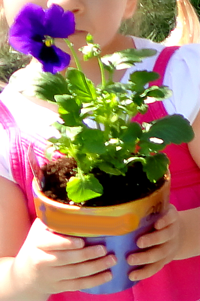 Painted Flower Pots for Mother's Day - Done!