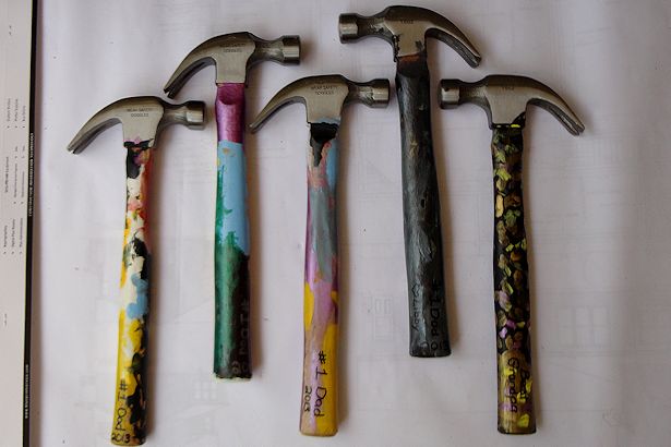 Easy Father's Day Craft - Hammers are Done