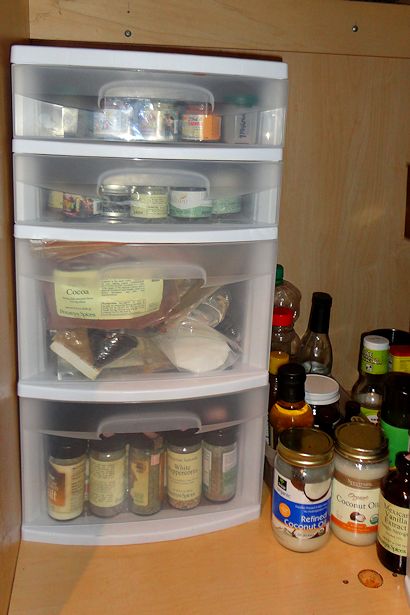 Lazy Susan - Shelves on Left