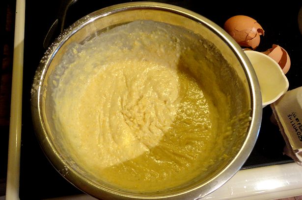 Mini Corndog Muffins - Batter