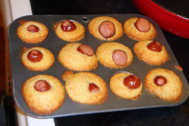 Mini Corndog Muffins - Ready to Eat