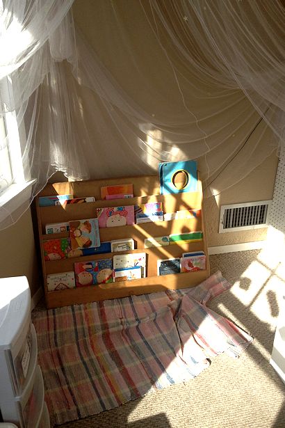 Reggio Emilia Environment - Book Corner Before