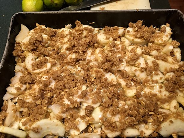 Great Apple Dessert - Ready for the Oven