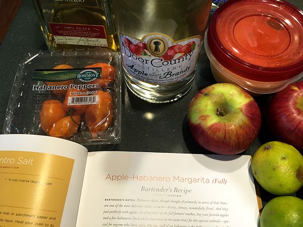 Rick Bayless Apple Habanero Margarita - Ingredients