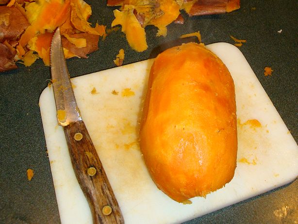 Drunken Sweet Potatoes Recipe - Prepare the Sweet Potatoes