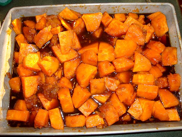 Drunken Sweet Potatoes Recipe - Ready to Eat