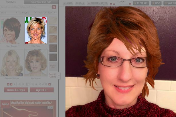 Free Virtual Makeover - Edie Falco