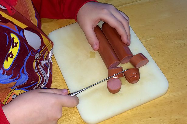 Hot Dog Squid Recipe - Cutting Hot Dogs Again