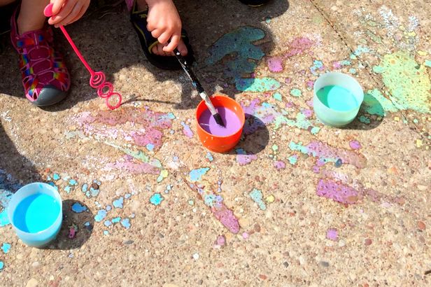 Make Sidewalk Chalk Paint - Paints