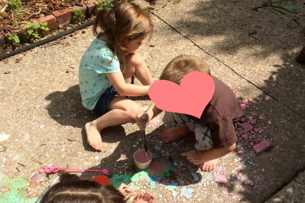 Make Sidewalk Chalk Paint - Everyone Painting