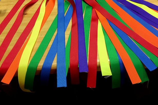 Make Waldorf Hand Kite - Cut Ribbons