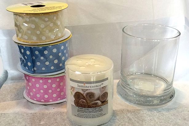 Mother's Day Craft Candle - Supplies