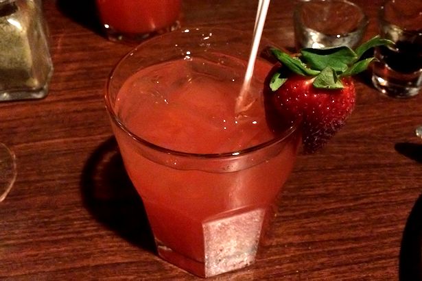 Solea Tequila Dinner February 2014 - Strawberry-Beer Camarena Margarita