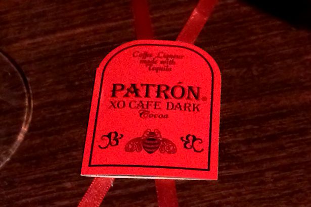 Solea Tequila Dinner February 2014 - Patrón XO Cafe Label