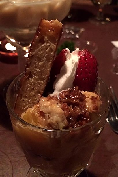 Solea Tequila Dinner July 2014 - Peach Bread Pudding