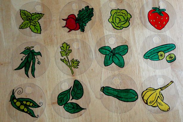 DIY Plant Marker Shrinky Dink - Ready to Bake