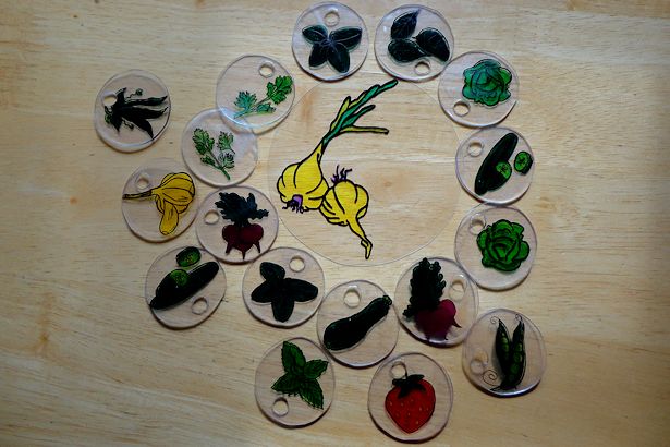 DIY Plant Marker Shrinky Dink - Comparison 2