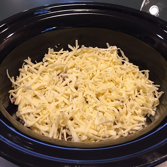Easy Crock Pot Breakfast Casserole Recipe - Add Sausage and Cheese