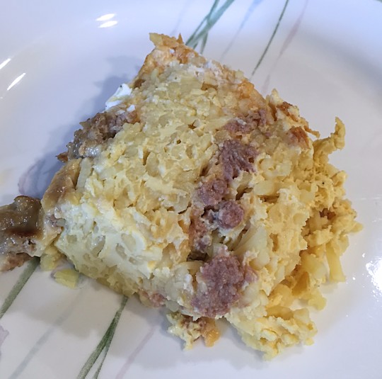 Easy Crock Pot Breakfast Casserole Recipe - Done