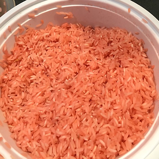 Edible Colored Rice for the Sensory Table - Shake Until Colored