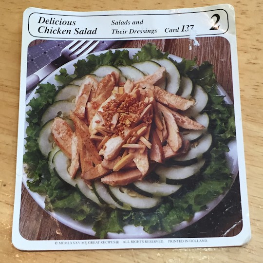 Healthy Chicken Salad Recipe - My Great Recipes Card