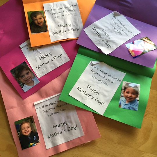 Homemade Mother's Day Card 2015 - Inside