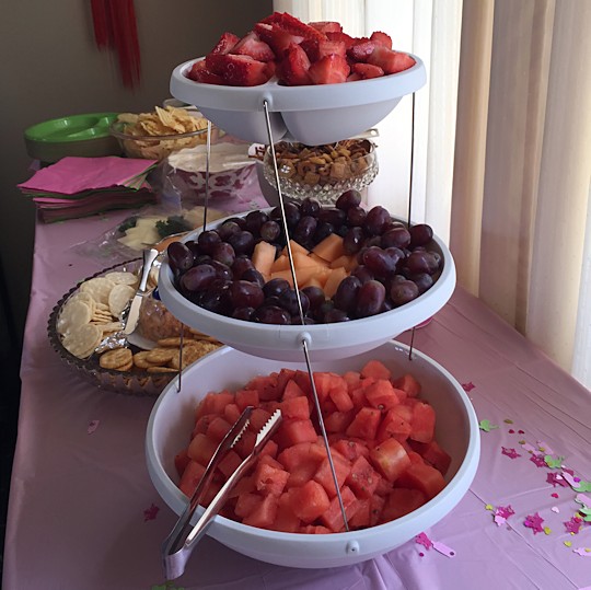 Baby Shower for Princess - Three-Tiered Bowl