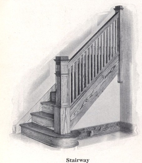 Bennett Catalog Woodwork - Staircase