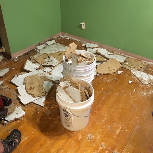 Floor Redo Day Four - Deconstruction Debris