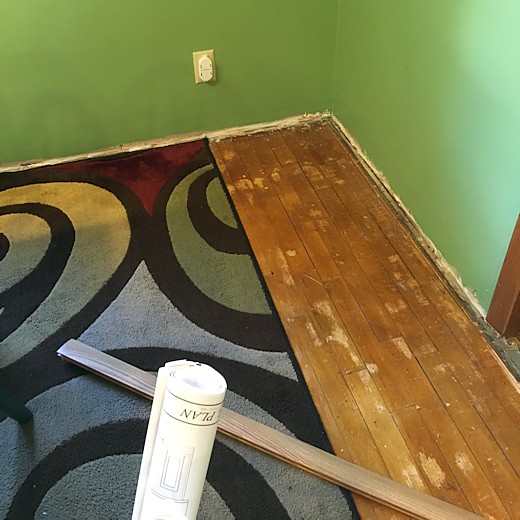 Floor Redo - Day Six & Seven - Dining Room