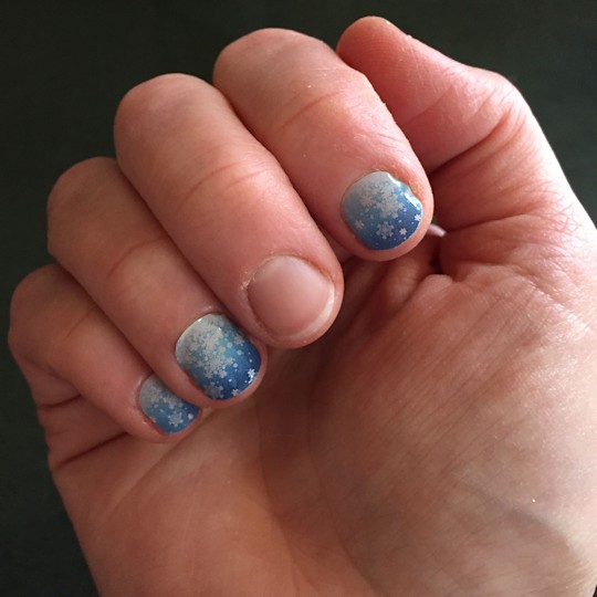 More Jamberry Nails - Snowflake