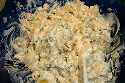 Seashell Pasta Salad Recipe - Finished