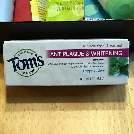 Target Beauty Box July 2016 - Tom's Toothpaste