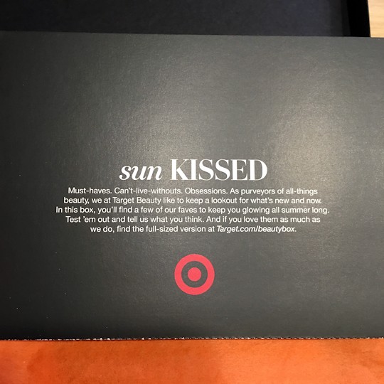 Target Beauty Box June 2016 - Card