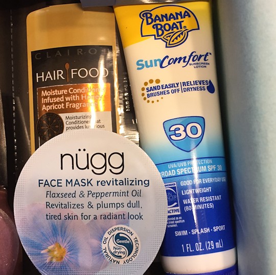 Target Beauty Box March 2016 - Face Mask and Sunscreen