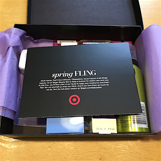 Target Beauty Box May 2016 - Tissue