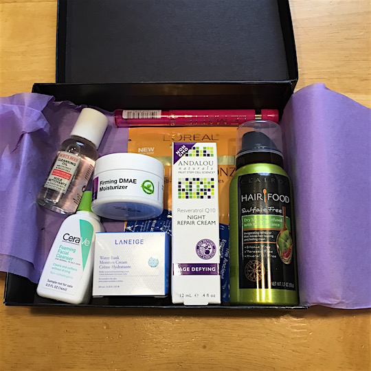 Target Beauty Box May 2016 - Samples