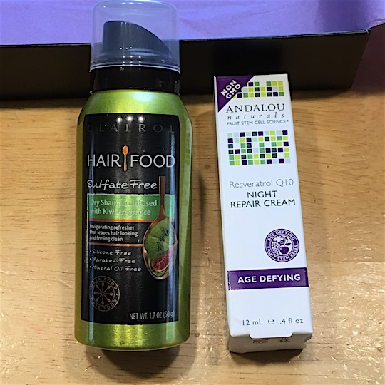 Target Beauty Box May 2016 - Dry Shampoo & Night Repair Cream