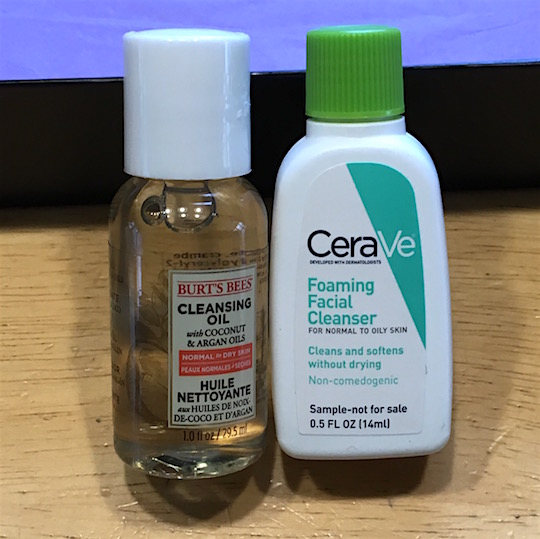 Target Beauty Box May 2016 - Burt's Bees & Cera Ve Cleansers