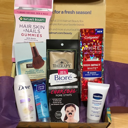 Walmart Beauty Box Fall 2016 - All Products