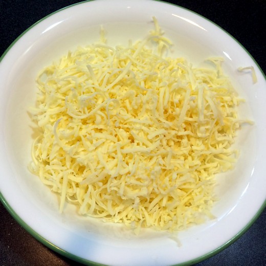 Jalepeno Popper Potato Skins - Shred Cheese